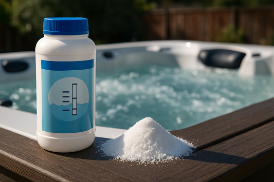 spabad alkalinitet - Illustration