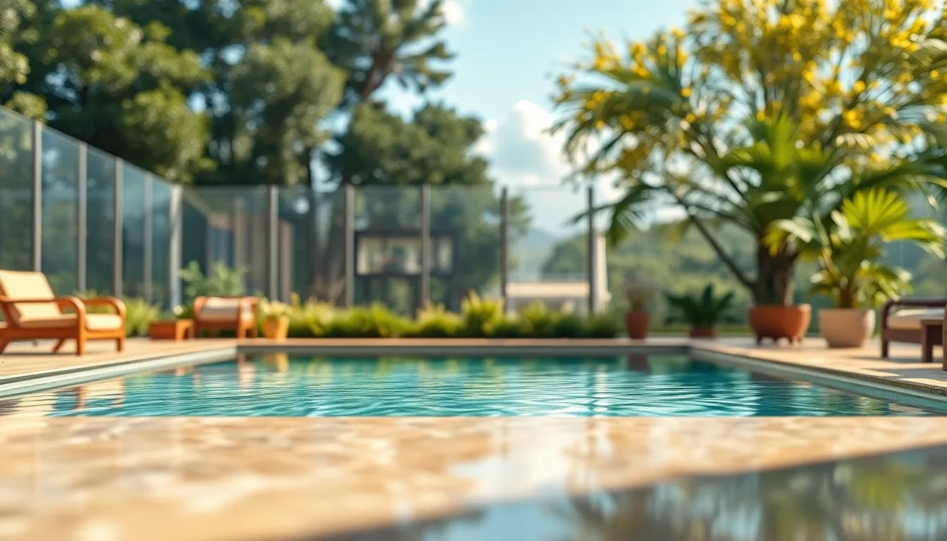 glas filter pool - Illustration