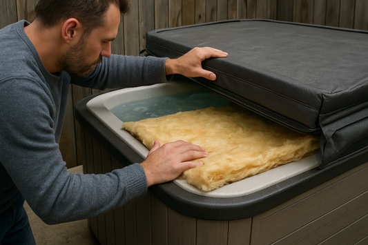 hvordan undgår jeg varmetab fra udespa - Illustration