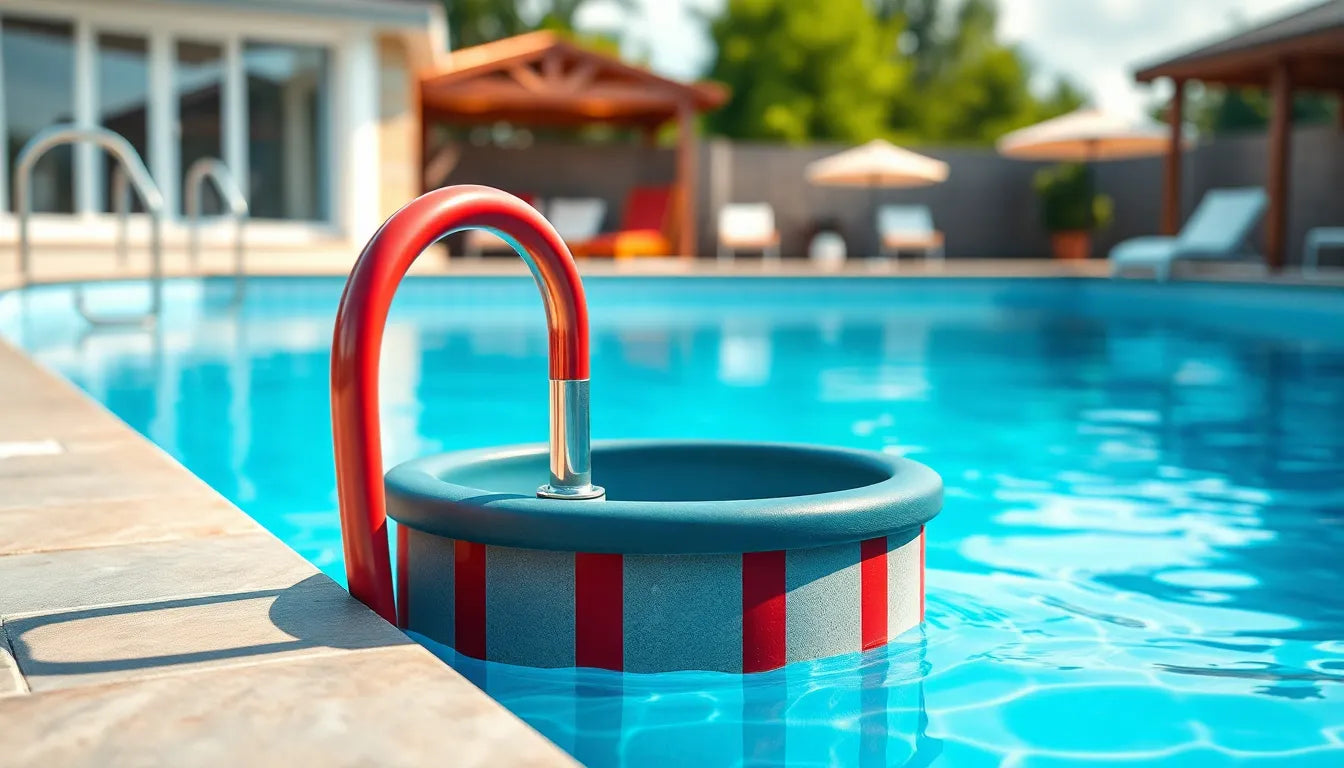 hvilken poolskimmer er bedst til en lille pool - Illustration