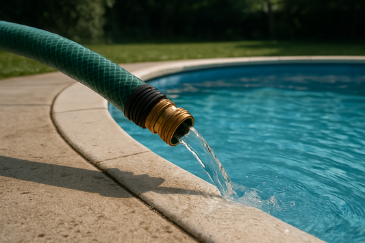 hvilken slange er bedst til vandpåfyldning af pool - Illustration