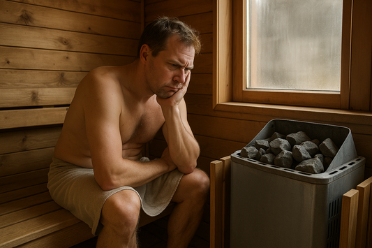 hvorfor bliver min sauna ikke varm nok - Illustration
