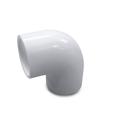 Vinkel 34 mm – 90 graders PVC-beslag