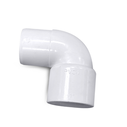 Vinkel 48 mm FIF – 90 graders PVC-beslag