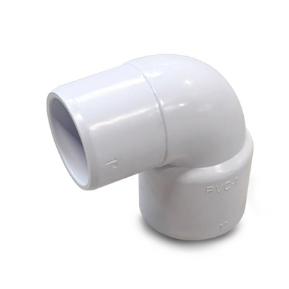 Vinkel 34 mm FIF – 90 graders PVC-beslag