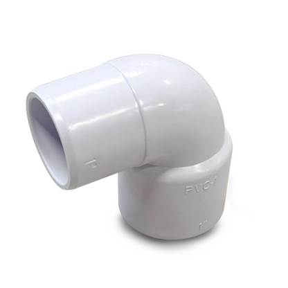 Vinkel 48 mm FIF – 90 graders PVC-beslag