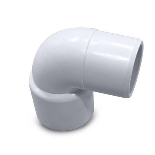 Vinkel 48 mm FIF – 90 graders PVC-beslag