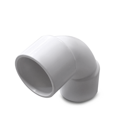 Vinkel 48 mm – 90 grader Böjd PVC-beslag