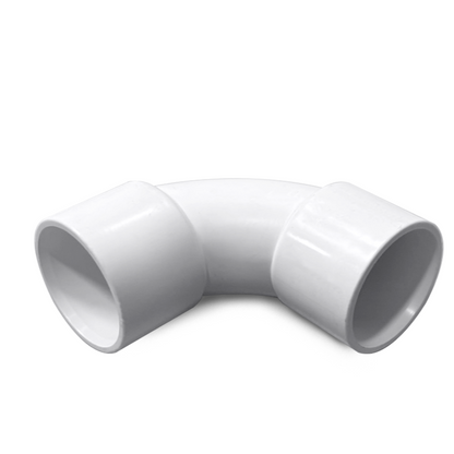 Vinkel 60 mm – 90 graders PVC-beslag