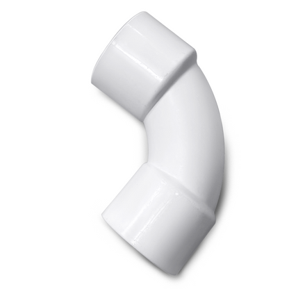 Vinkel 60 mm – 90 grader Böjd PVC-beslag