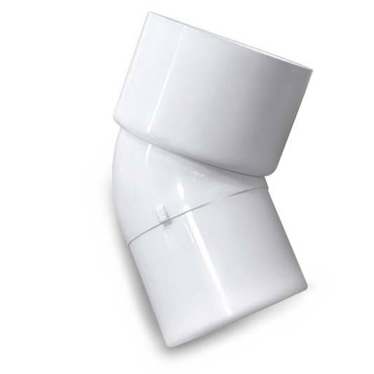 Vinkel 48 mm FIF – 45 graders PVC-beslag