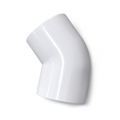Vinkel 48 mm – 45 graders PVC-beslag