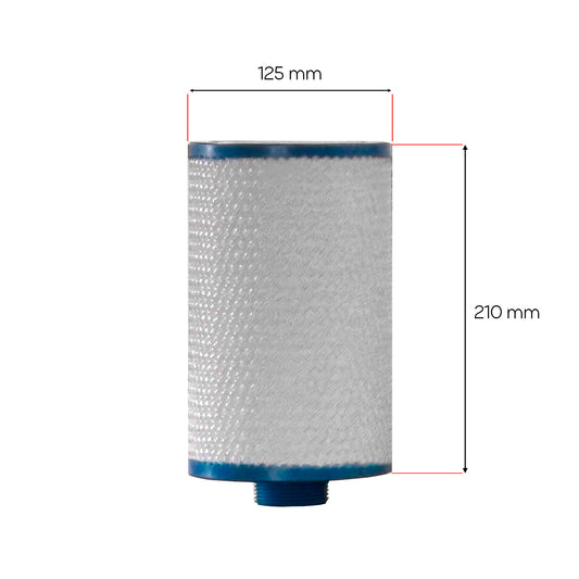 Spafilter 21 x 12,5 cm (nätfilter)