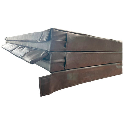 Spaöverdrag 100 x 213 cm mörkgrå